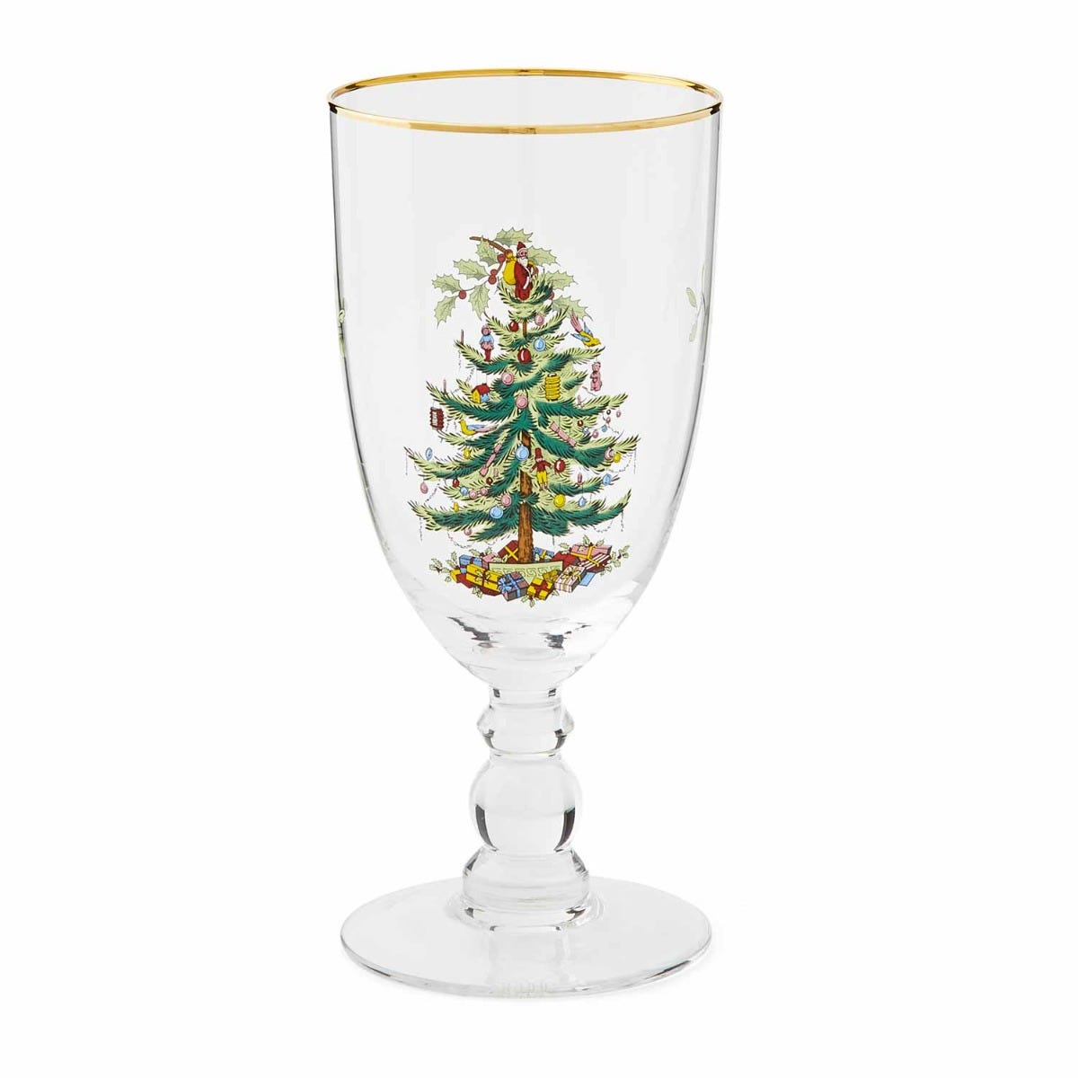 Christmas Tree Set of 4 Goblets