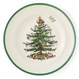 Christmas Tree Set of 4 Dinner Plates