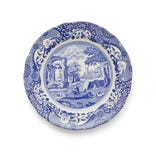 Blue Italian Set of 4 Dinner Plates