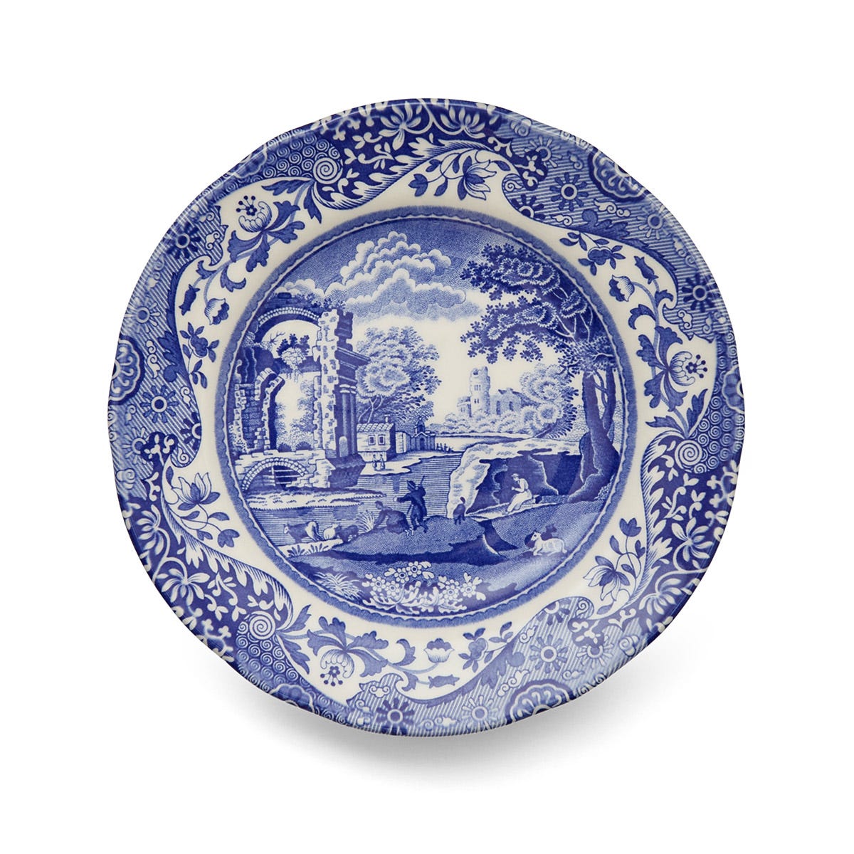 Blue Italian Tea Plate, 15cm