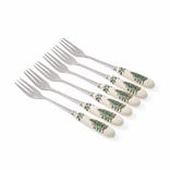 Christmas Tree Set of 6 Pastry Forks