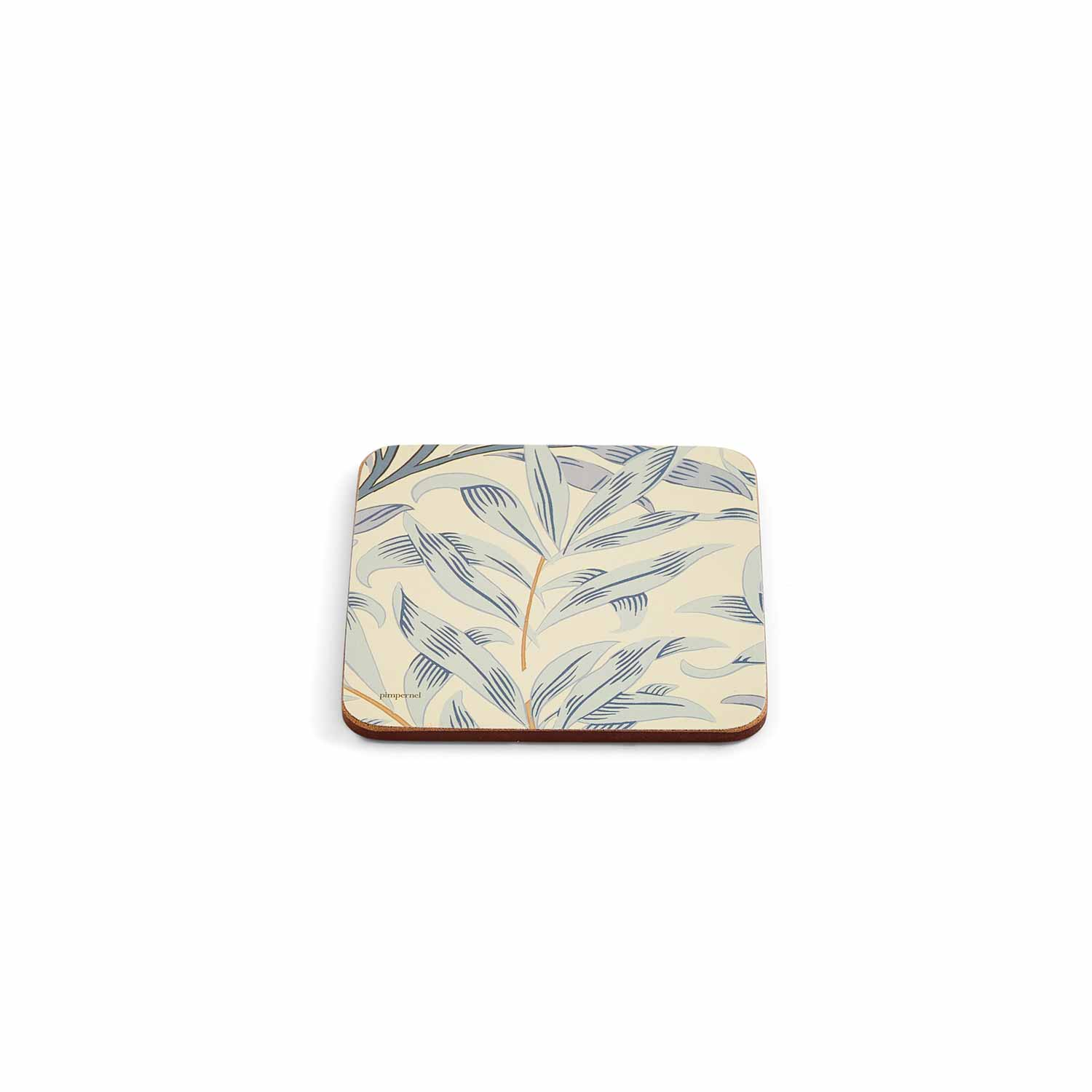 Morris & Co Willow Bough 6 Coasters, Blue