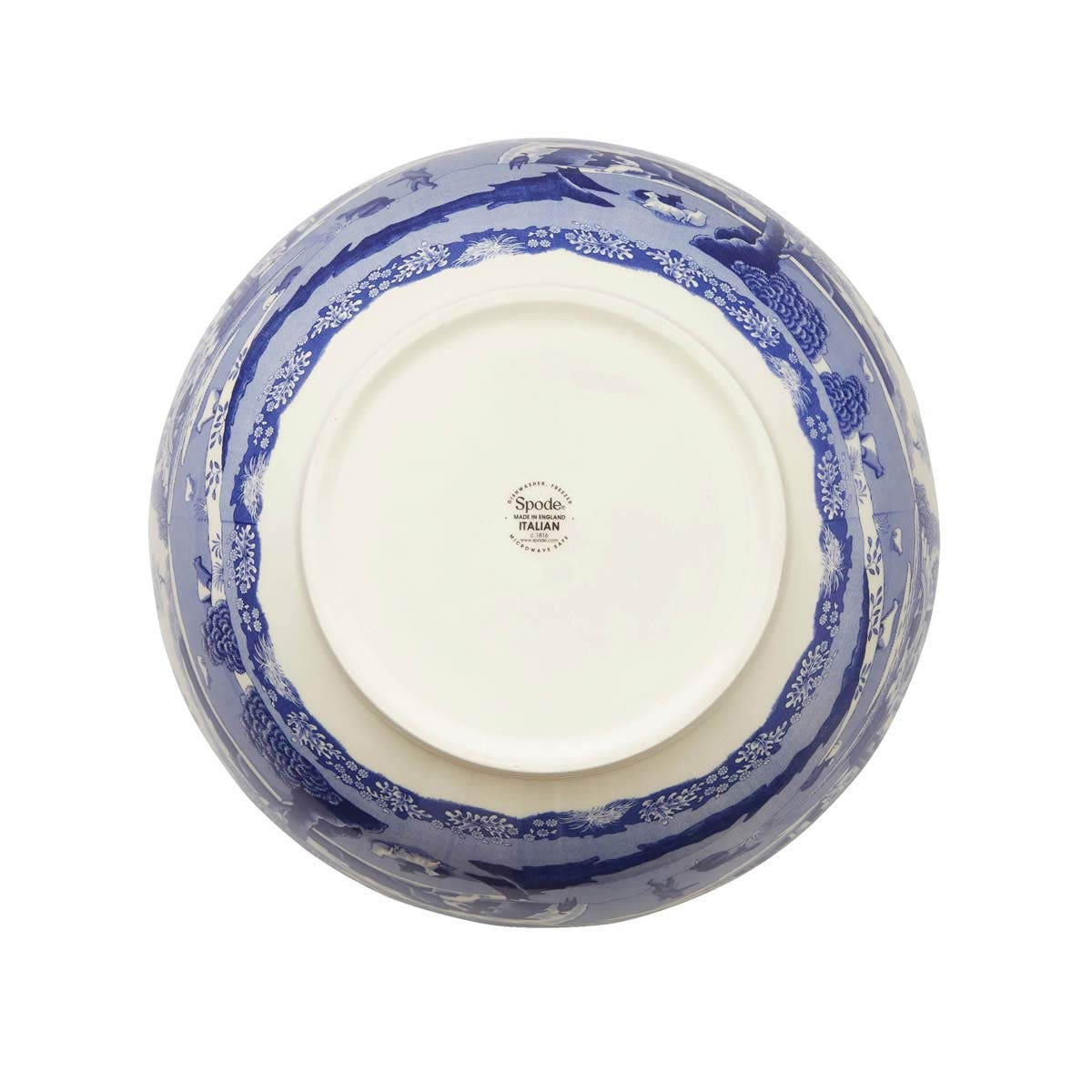 Blue Italian Round Bowl