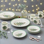 Christmas Tree 12 Piece Dinner Set