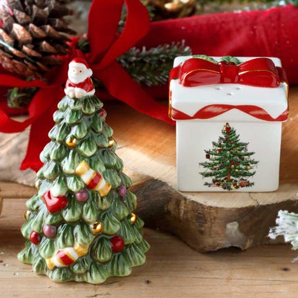 Christmas Tree Gift & Tree Salt & Pepper Set 