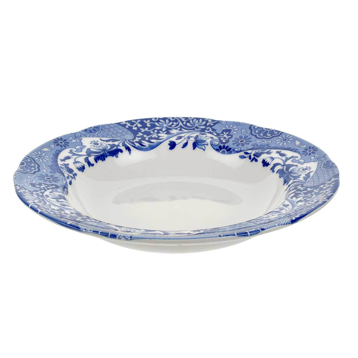 Blue Italian Border Soup Plate 