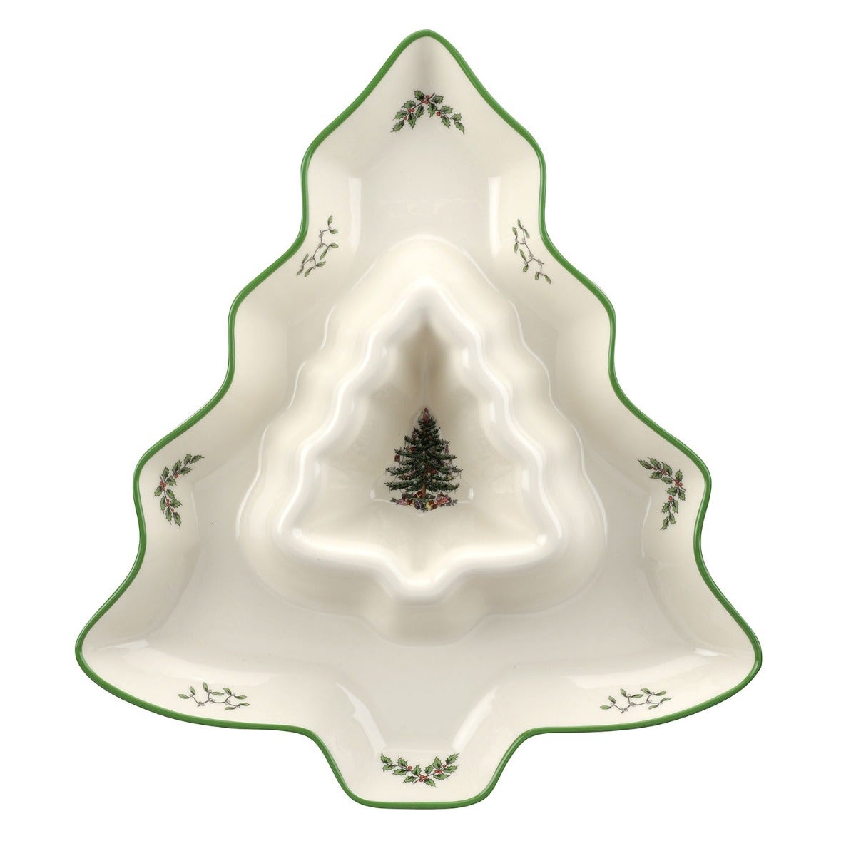 Christmas Tree Chip & Dip Bowl