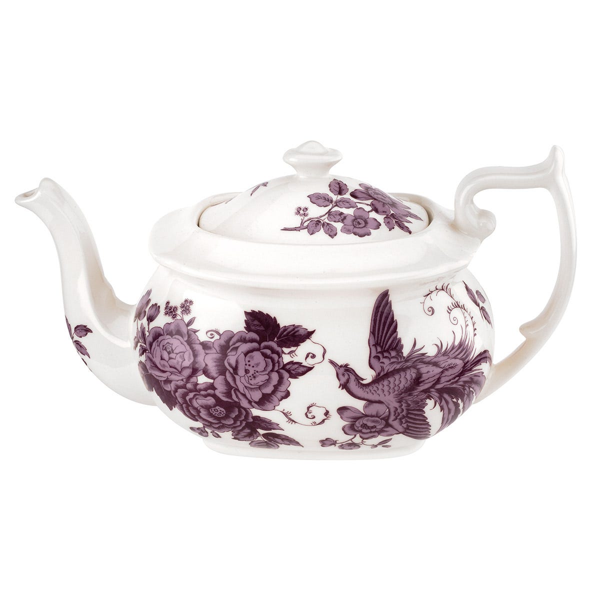 Kingsley White Teapot