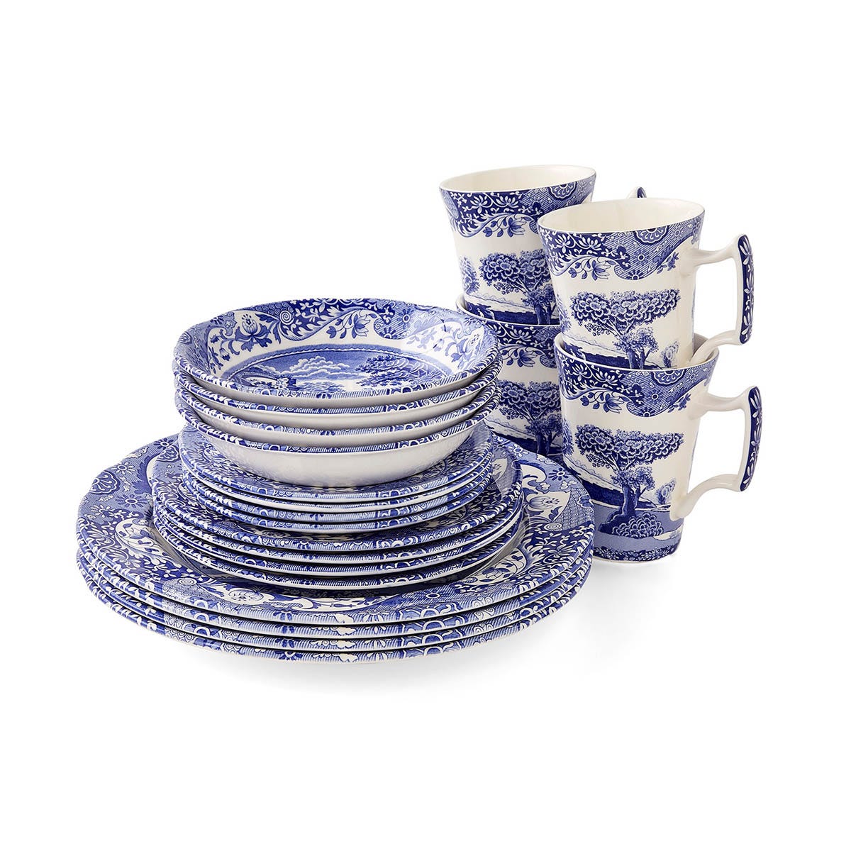 Blue Italian 20 Piece Set