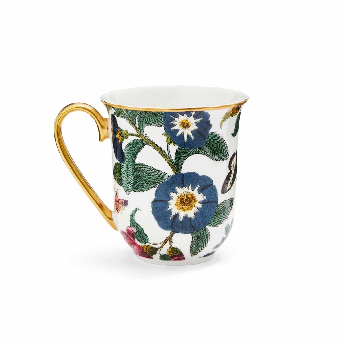 Creatures of Curiosity White Floral Mug