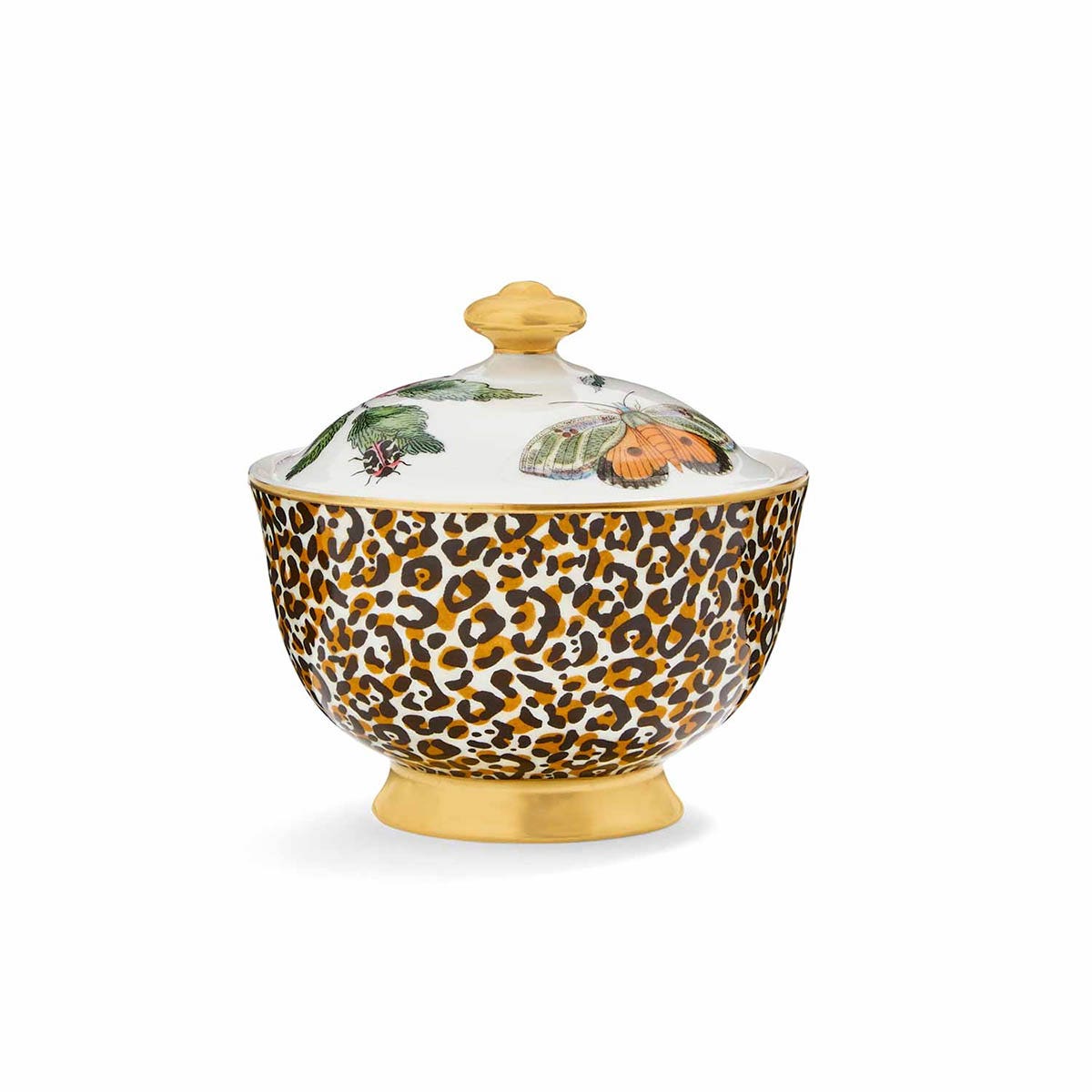 Creatures of Curiosity Leopard Sugar Bowl