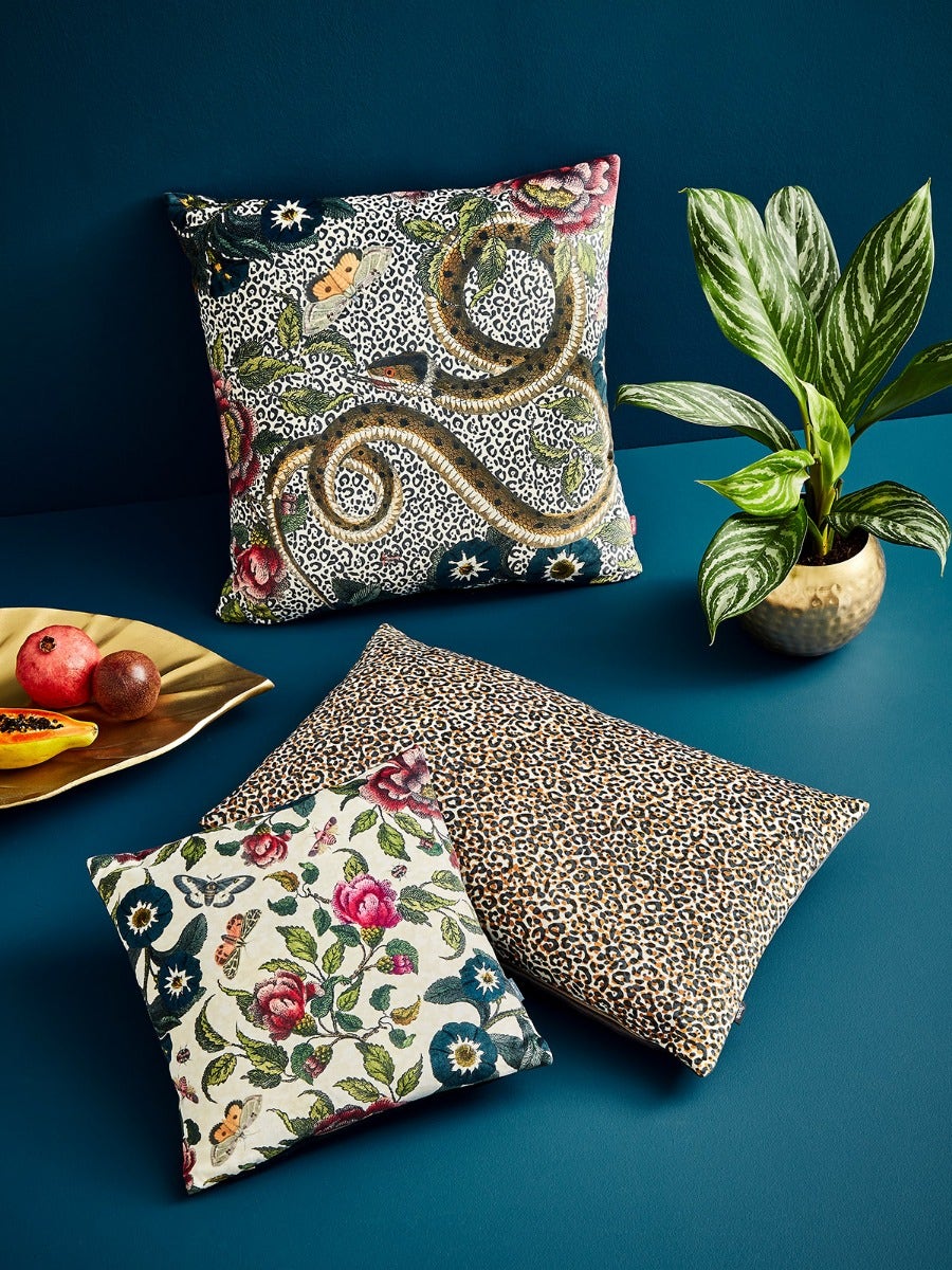 Creatures of Curiosity Floral Cushion