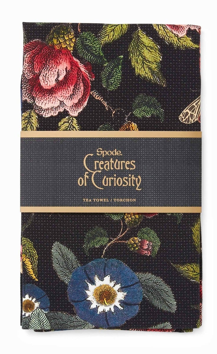 Creatures of Curiosity Floral Tea Towel