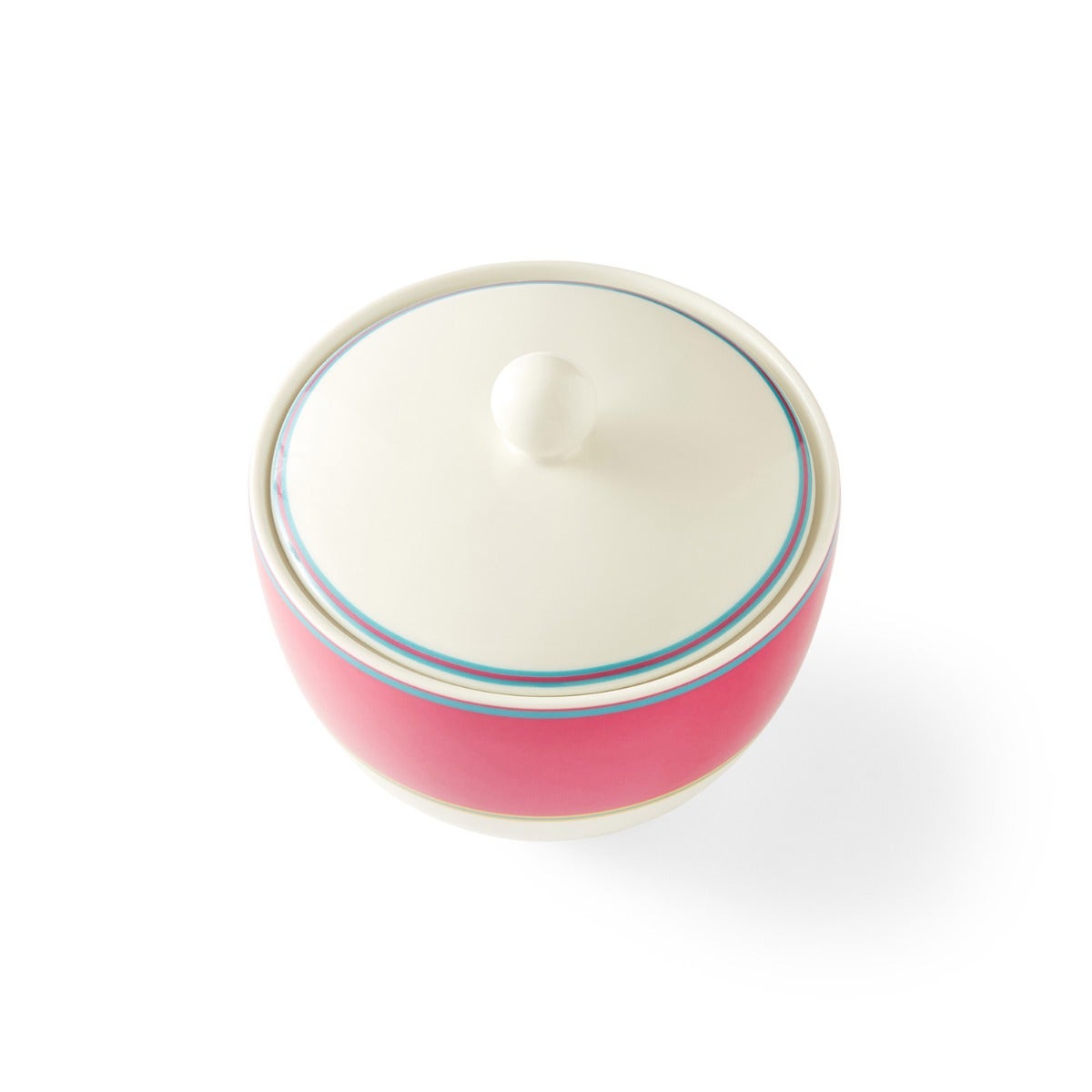 Kit Kemp Calypso Covered Sugar Bowl - Pink