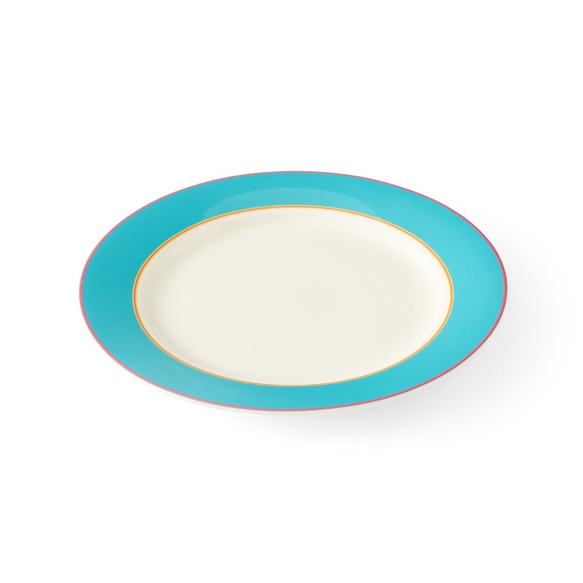 Kit Kemp Calypso 4 Turquoise  Dinner Plates 
