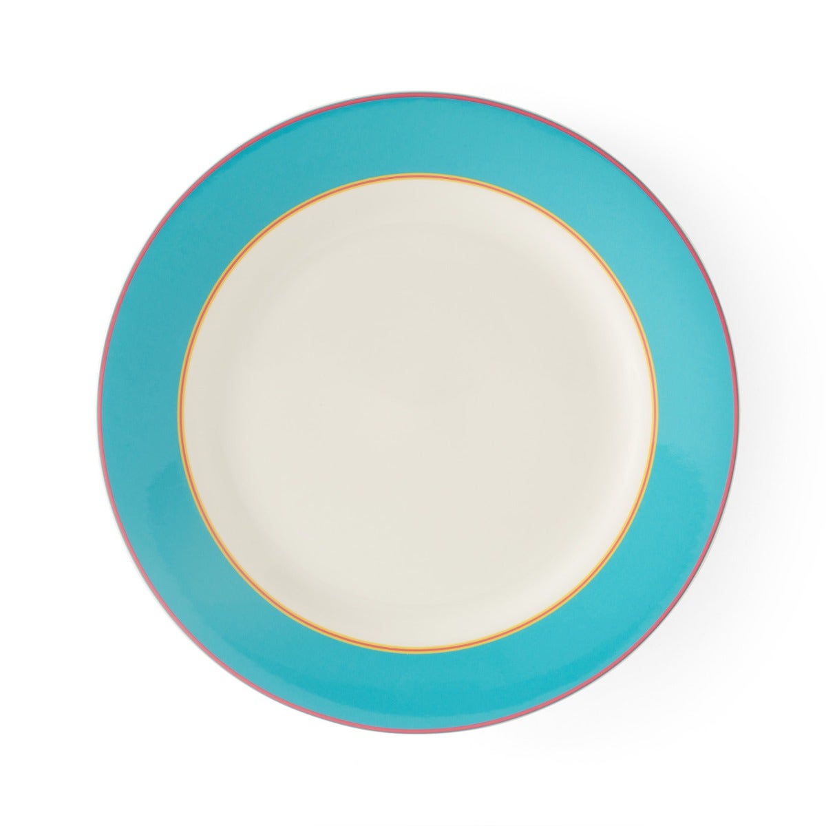 Kit Kemp Calypso 4 Turquoise  Dinner Plates 