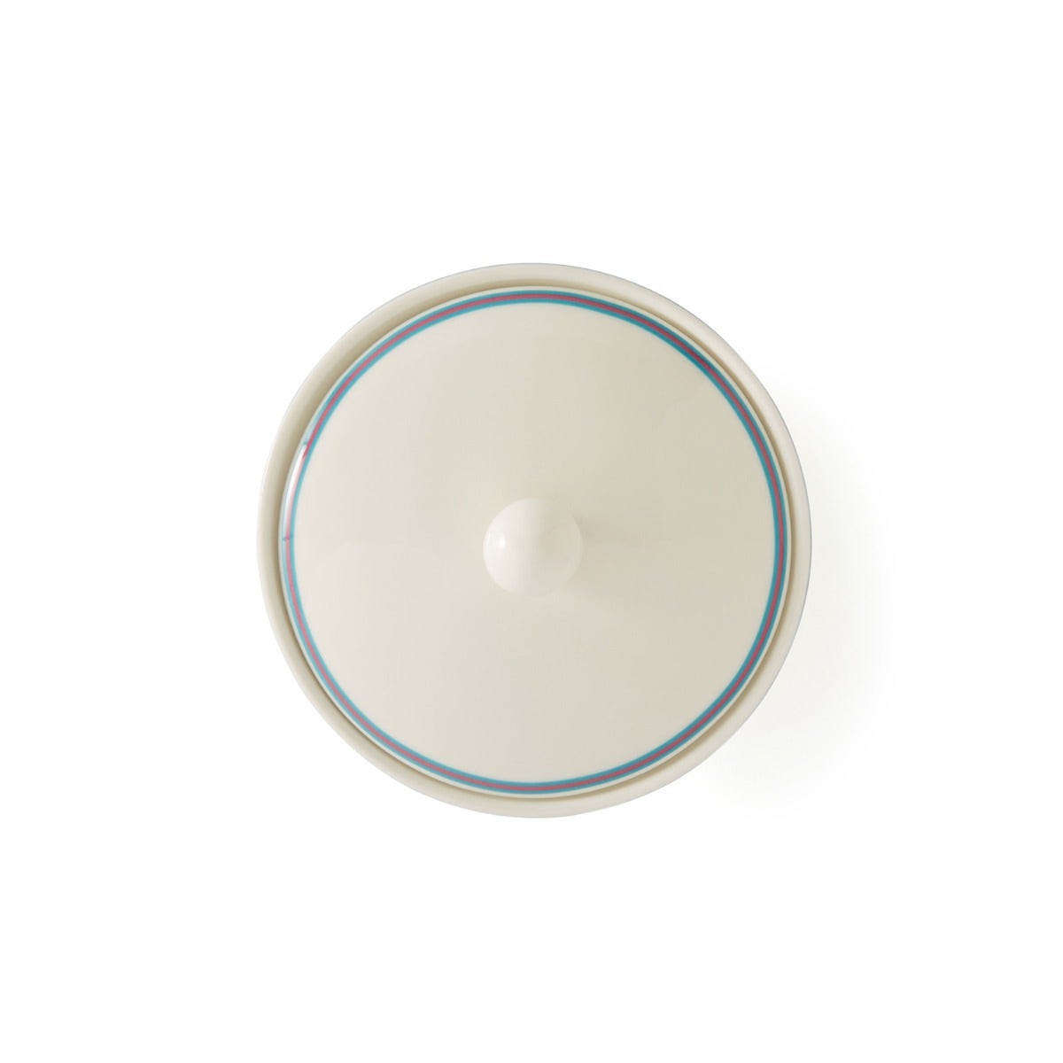 Kit Kemp Calypso Turquoise Covered Sugar Bowl