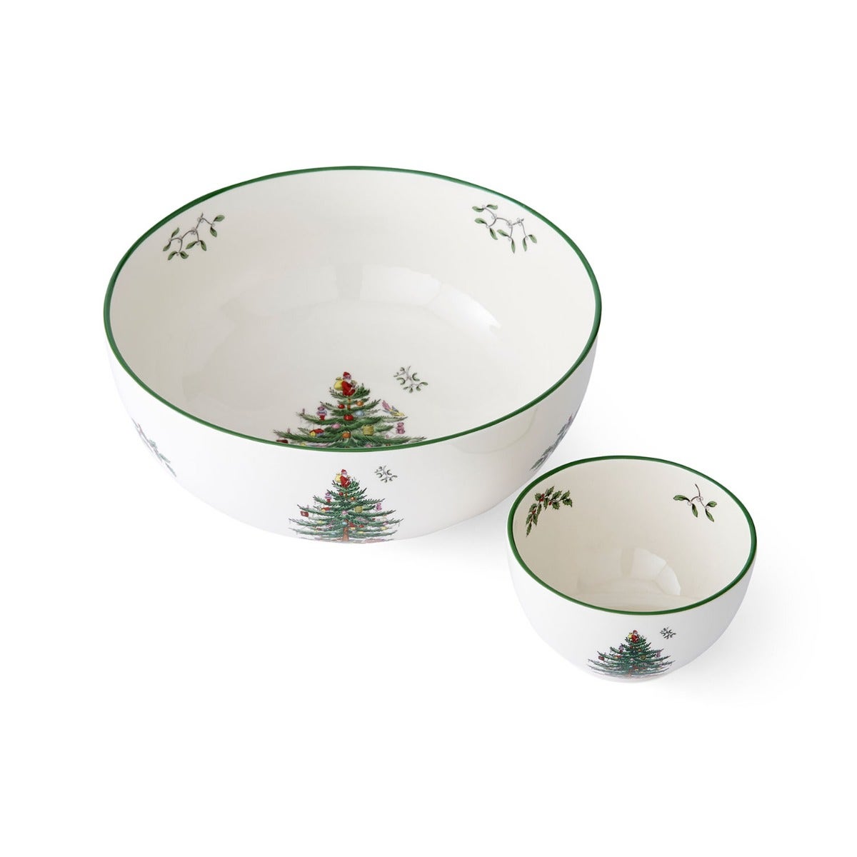 Christmas Tree Tiered Chip n Dip Bowl