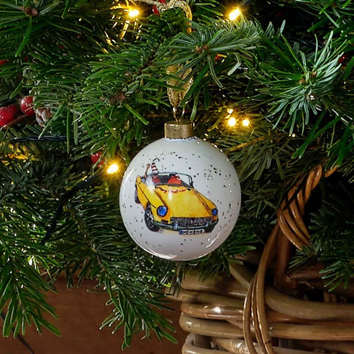 Kit Kemp Doodles Christmas Cruising Bauble 