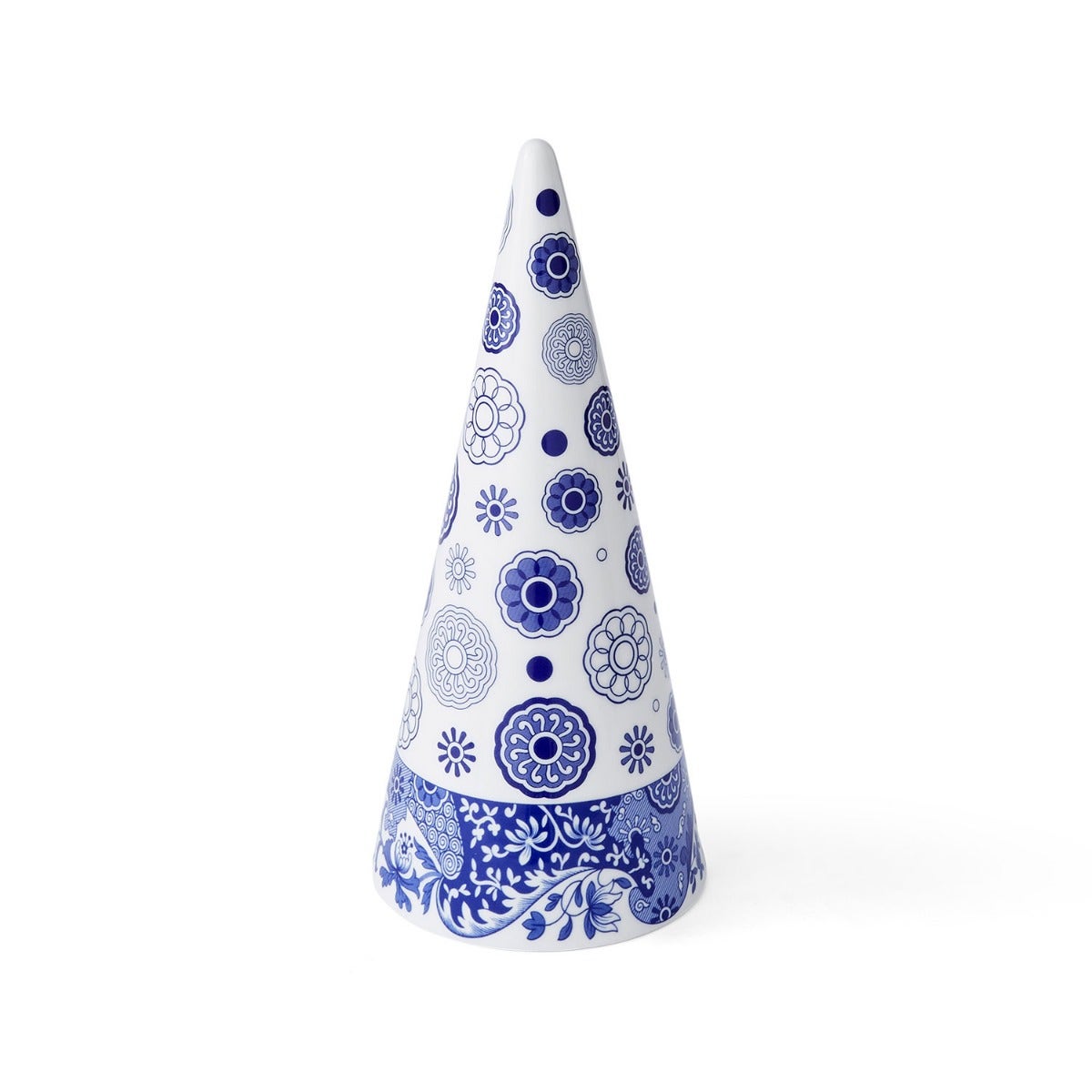 Blue Italian Medium Decorative Cone