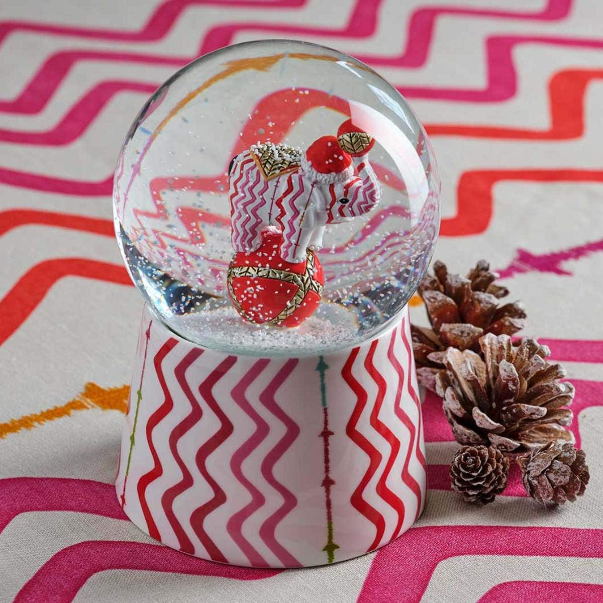 Kit Kemp Rik Rak Elephant Snow Globe 