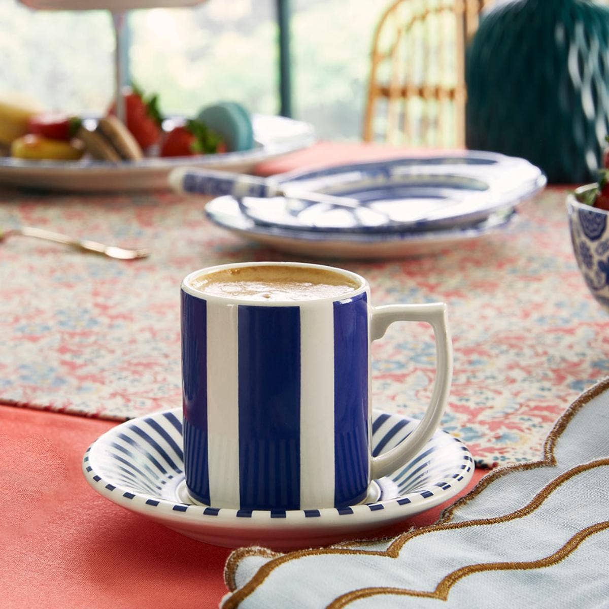 Steccato Espresso Cup & Saucer