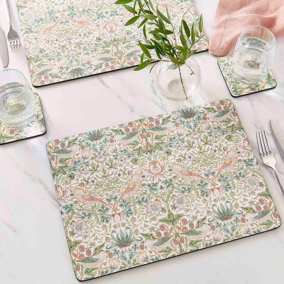 Strawberry Thief Large Placemats - Set of 4 