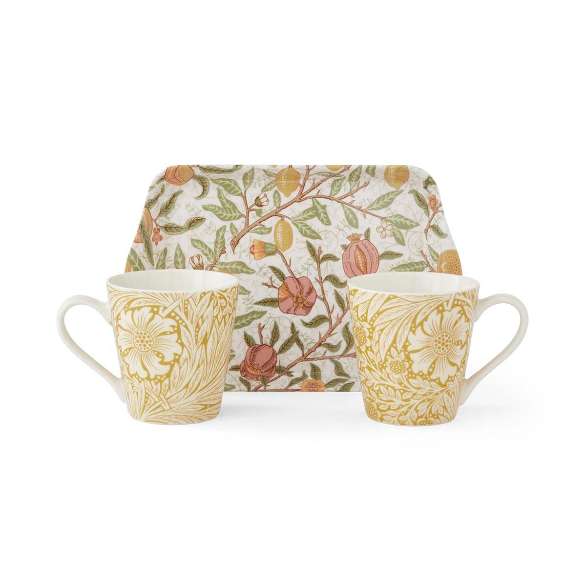 Morris & Co. Fruit & Marigold Mug & Tray Set