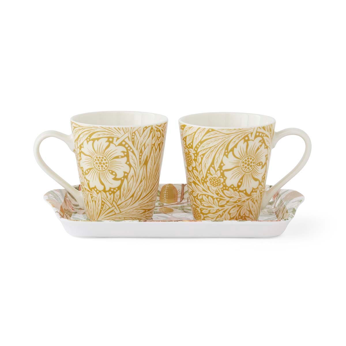 Morris & Co. Fruit & Marigold Mug & Tray Set