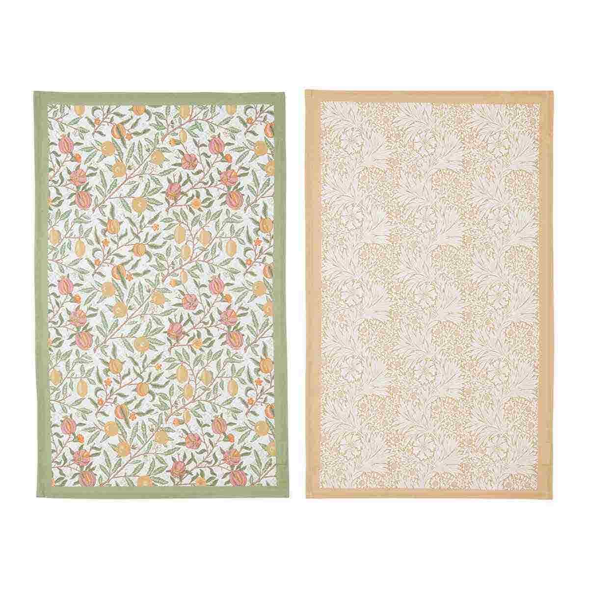 Morris & Co. Fruit & Marigold Tea Towel Set