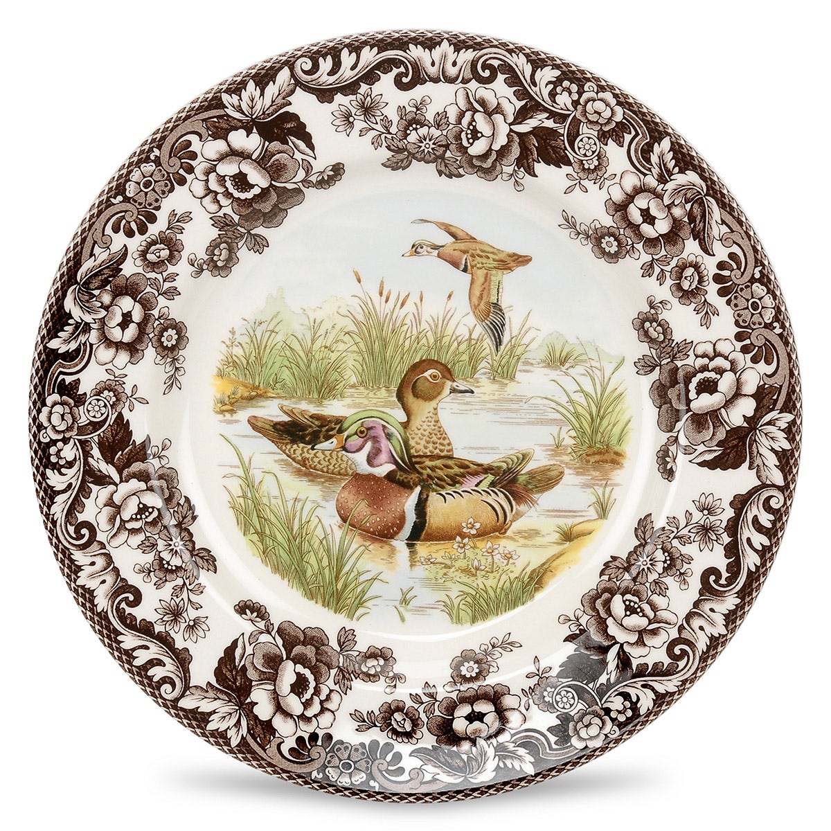 Woodland Wood Duck Motif Side Plate