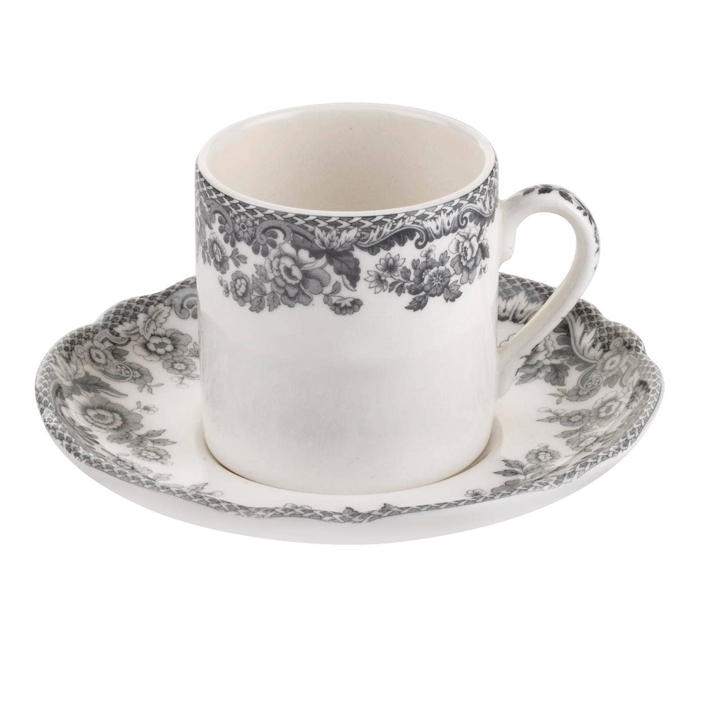 Spode Delamere Rural Coffee Cup and Saucer set of 4