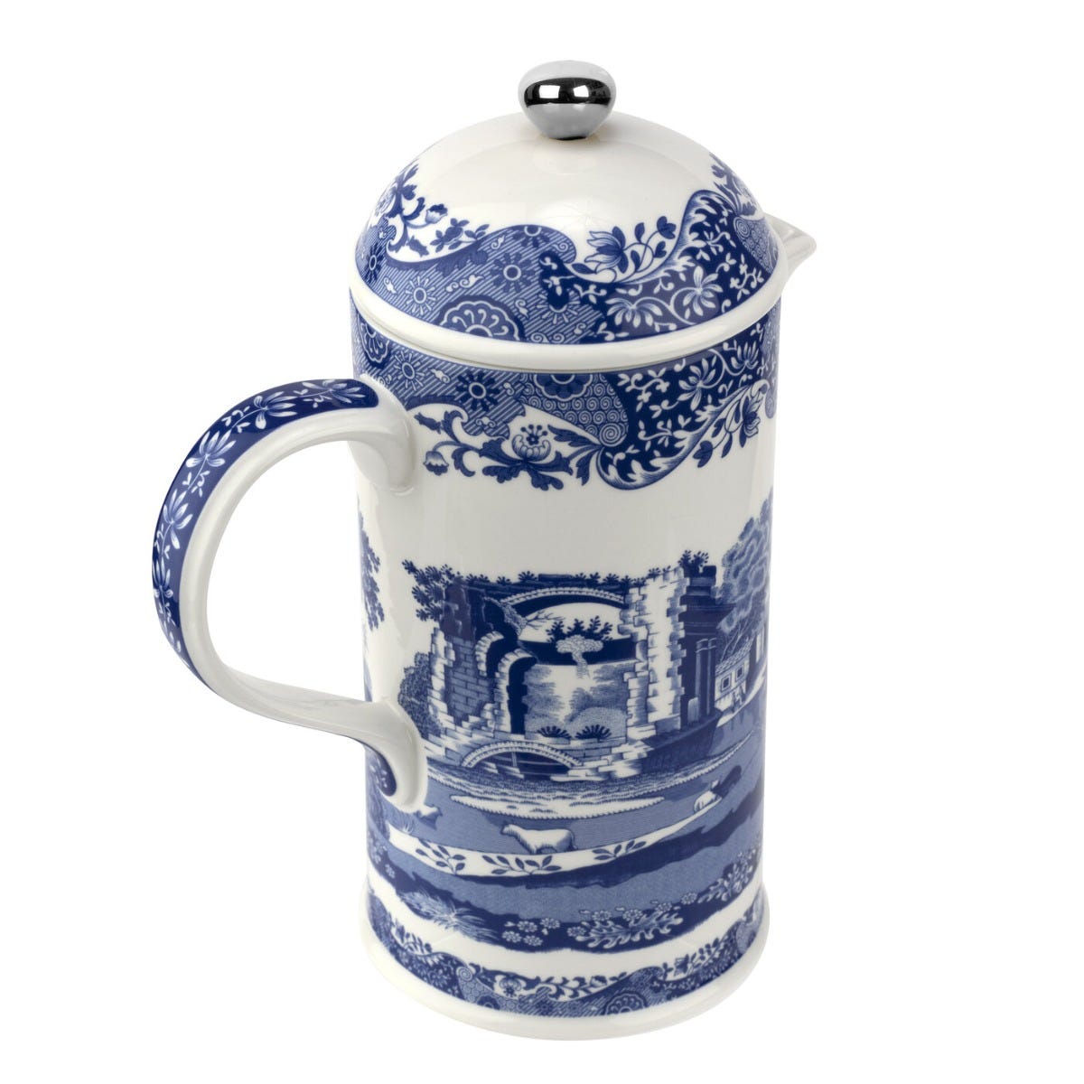 Blue Italian Cafetiere