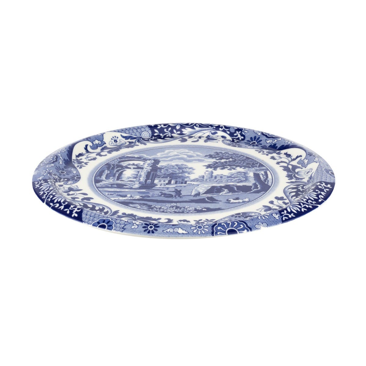 Spode Blue Italian 250th Collection Serving Platter with Dome  