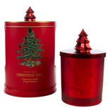 Christmas Tree Candle In Musical Tin