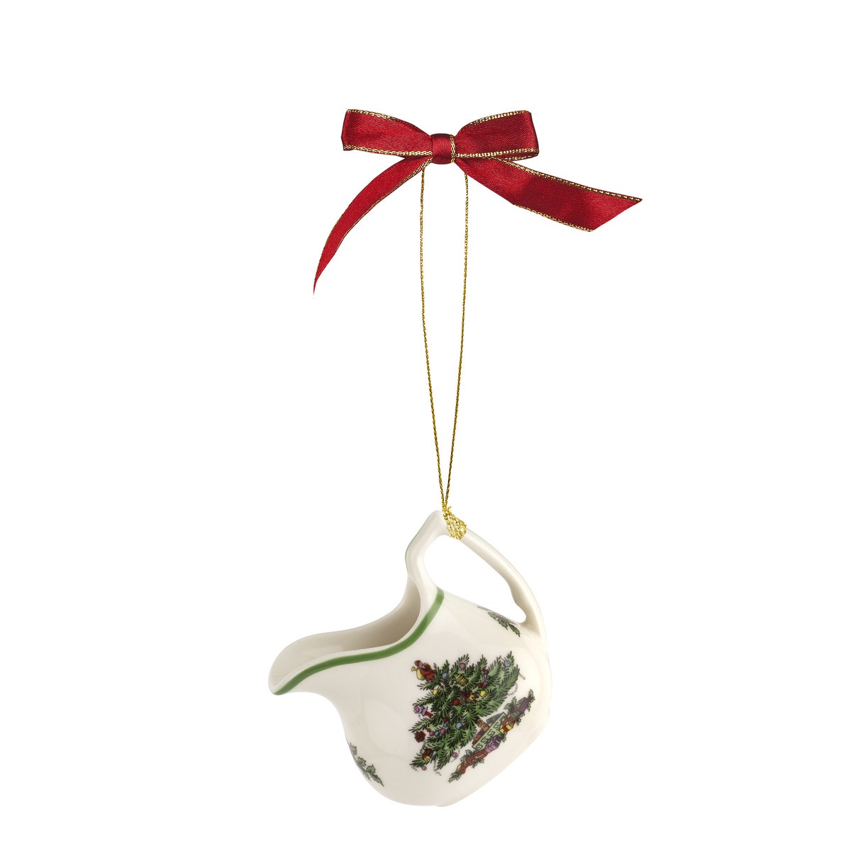 Christmas Tree Set of 3 Tea Set Ornaments