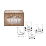 Spode Glen Lodge Stag Double Old Fashioned Set of 4