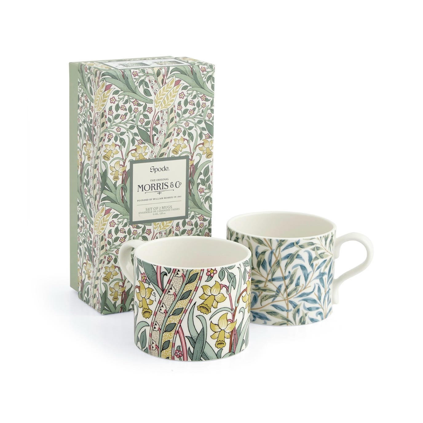 Morris & Co. Daffodil Set of 2 Mugs
