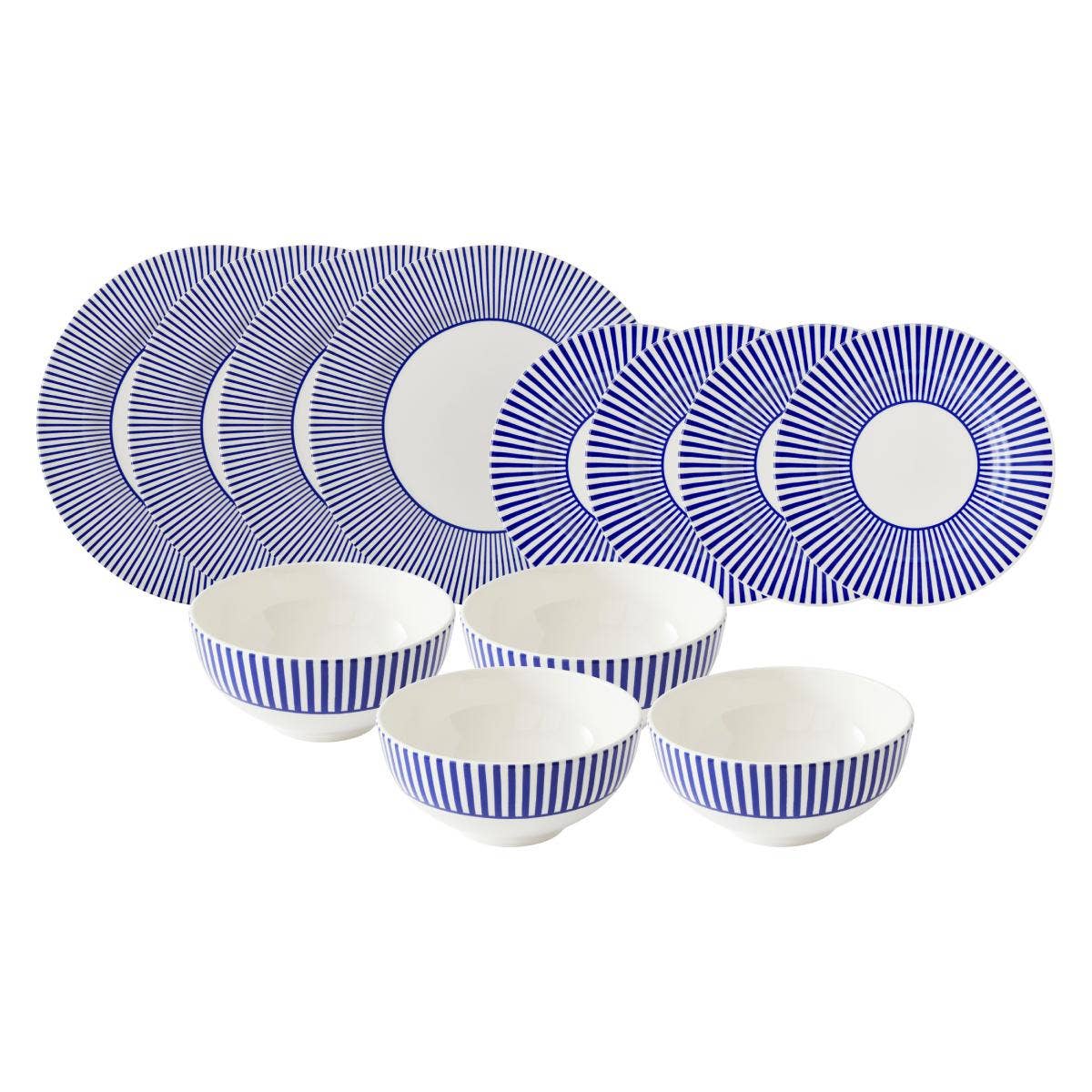 Steccato Narrow Stripe 12 piece set