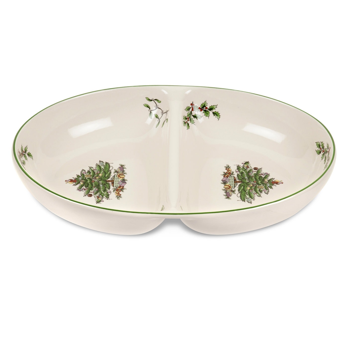 Spode Christmas Tree Divided Dish 