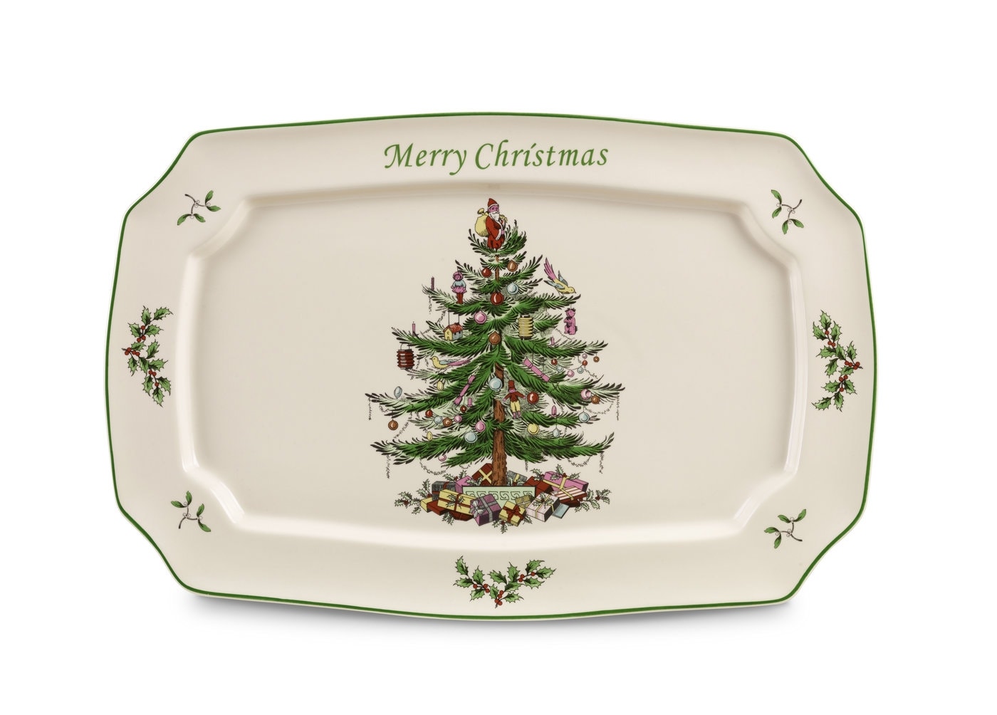 Spode Christmas Tree 15 Inch Rectangular Platter